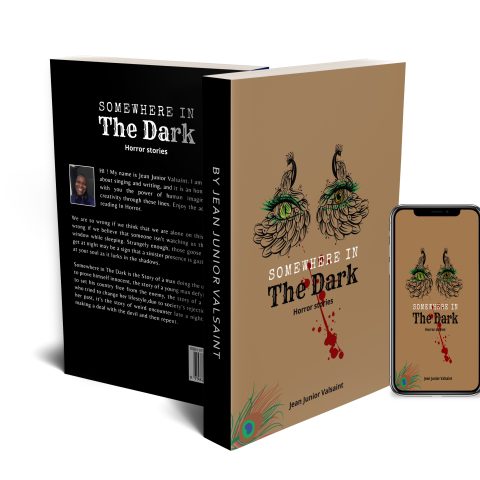 3d mockup black and brown cover