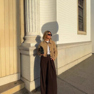 Lapel Leather Velvet Short Jacket