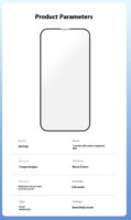Applicable IP15 Phone Full Screen Tempered Film