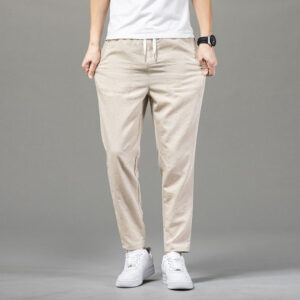 Solid Color Clean Version Thin Pants Male