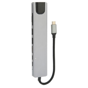 Docking Hub 8 in 1 Type‑C to High‑Definition Multimedia Interface USB PD Expansion Dock for Transfer Data