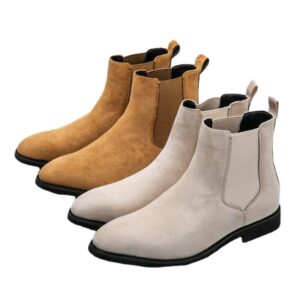 Rubber Pigskin Martin Boots Casual Men's Boots High-top