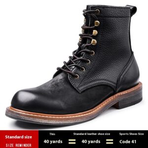 Spring And Autumn Retro Antique Thickened Martin Boots