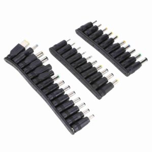 34Pcs DC Power Plugs 5.5mmx2.1mm Universal Laptop Power Connector Adapter Computer Accessories