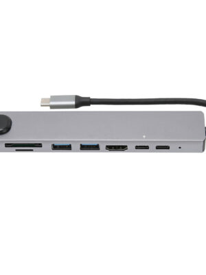 Docking Hub 8 in 1 Type‑C to High‑Definition Multimedia Interface USB PD Expansion Dock for Transfer Data