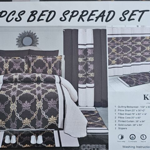 32 PCS BED SPREAD SET KING