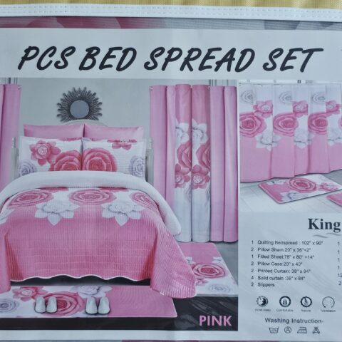32 PCS BED SPREAD SET KING