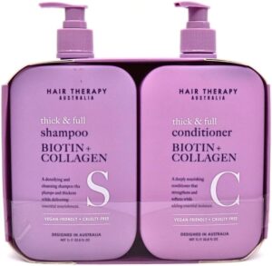 Hair Therapy Thick & Full Biotin + Collagen Shampoo & Conditioner Set (2 x 1L)