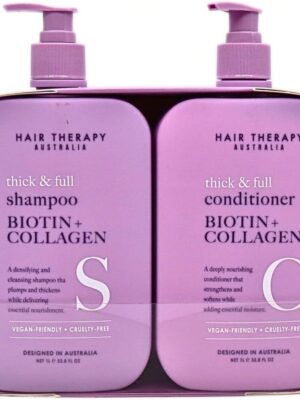 Hair Therapy Thick & Full Biotin + Collagen Shampoo & Conditioner Set (2 x 1L)