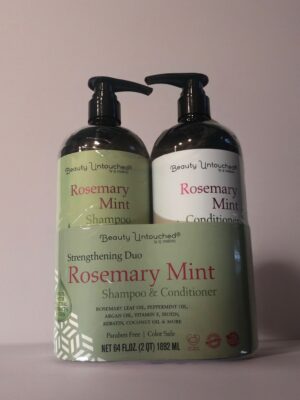 Beauty Untouched Rosemary Mint Strengthening Shampoo & Conditioner Duo, 64 fl oz