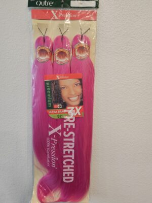 Outre X-Pression Pre-Stretched Ultra Braid Hair.