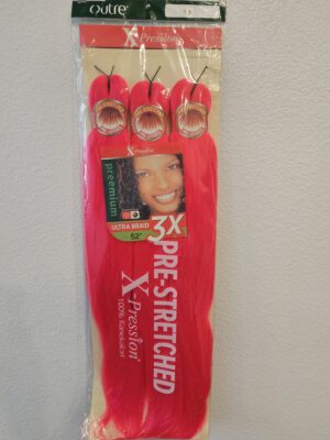 Outre X-Pression Pre-Stretched Ultra Braid Hair.
