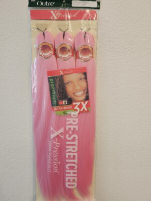 Outre X-Pression Pre-Stretched Ultra Braid Hair.