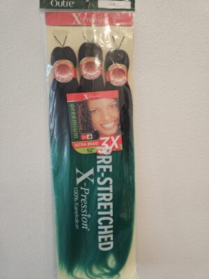Outre X-Pression Pre-Stretched Ultra Braid Hair.