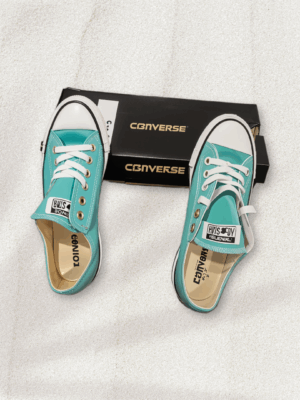 Converse ALL Star, Mens WO'S Color Mint green with white Accents size 37.5