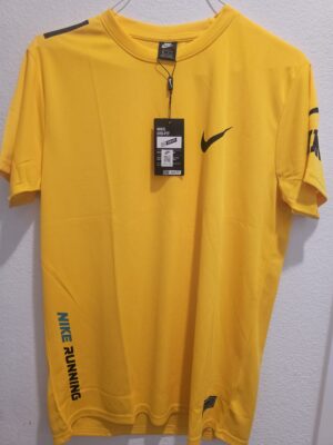 Nike Dr-FIT Running T -Shirt - Men'S (YELLOW )