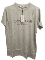 Calvin Klein New York City Men's Graphic Logo T-Shirt Color Black, Mustard Yellow, White 100% Cotton,packed 3