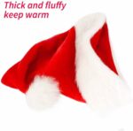 Classic Santa Hat – Red & White Plush Christmas Cap