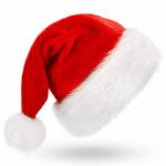 Classic Santa Hat – Red & White Plush Christmas Cap